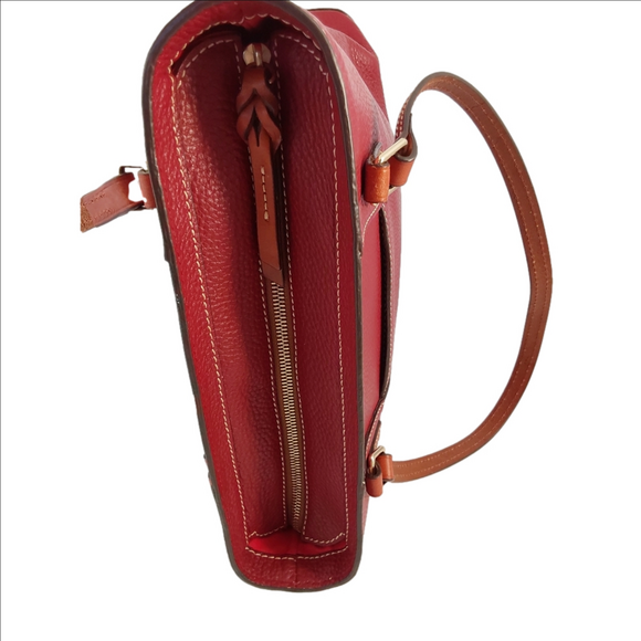 Dooney & Bourke Lexington Bordeaux Pebble Leather Purse - Picture 16 of 16